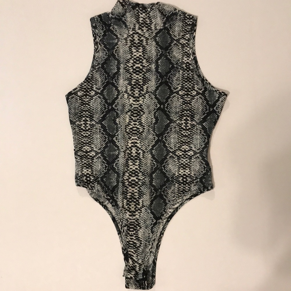 Snake skin body suit nwot